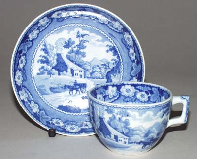 Toy Cup and Saucer c1825
